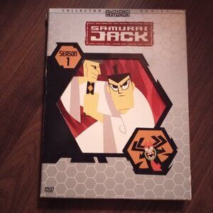 Samurai Jack: Season 1 (2004, 2-Disc DVD Set) Used and Working Cartoon Network
